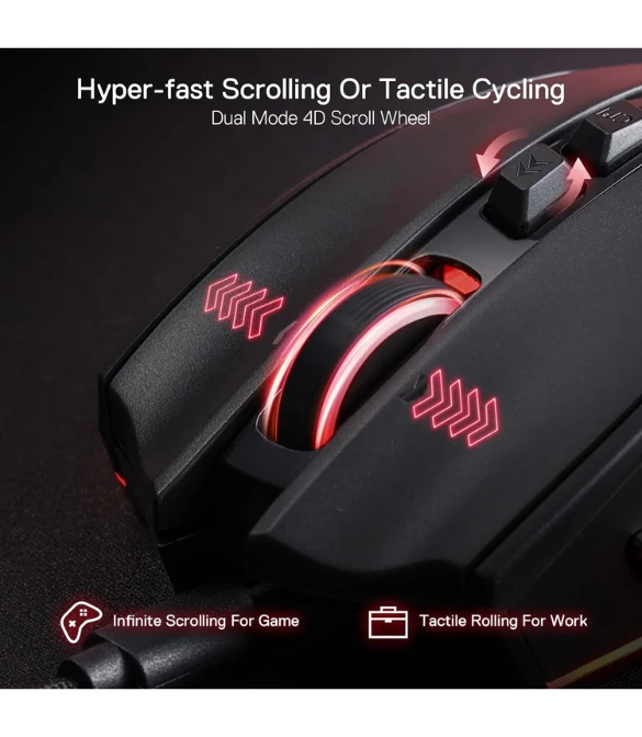 Redragon M813 RGB Wired Gaming Mouse