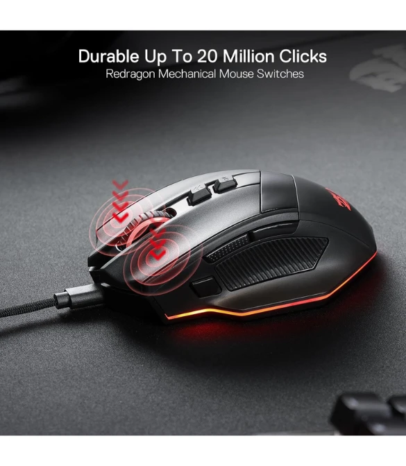 Redragon M813 RGB Wired Gaming Mouse
