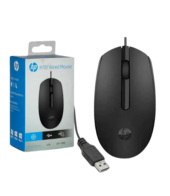 HP M10 Wired USB Mouse