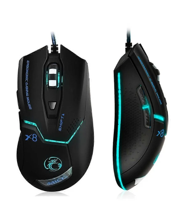 IMICE X8 Up to 3200DPI Wired Gaming Mouse for PC