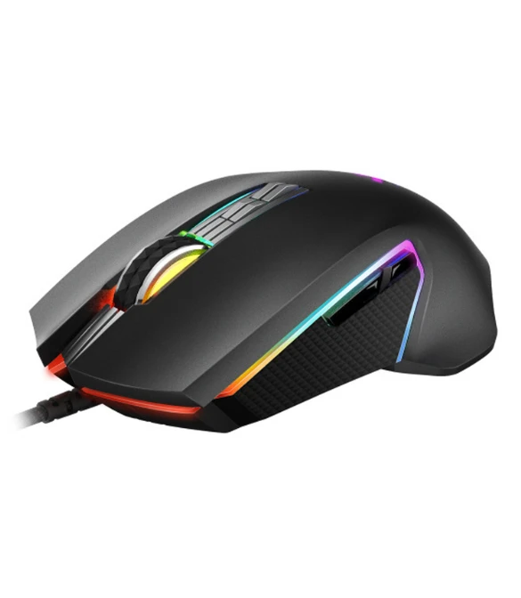 RAPOO V20 PRO 8000DPI RGB Optical Wired Gaming Mouse - Black