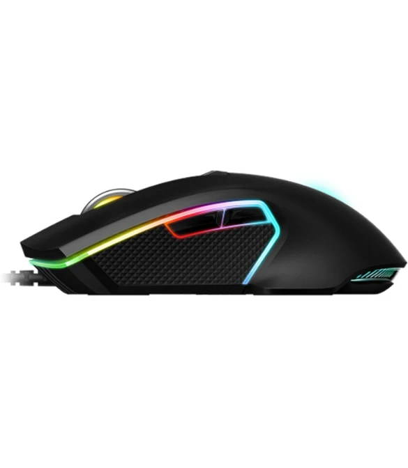 RAPOO V20 PRO 8000DPI RGB Optical Wired Gaming Mouse - Black