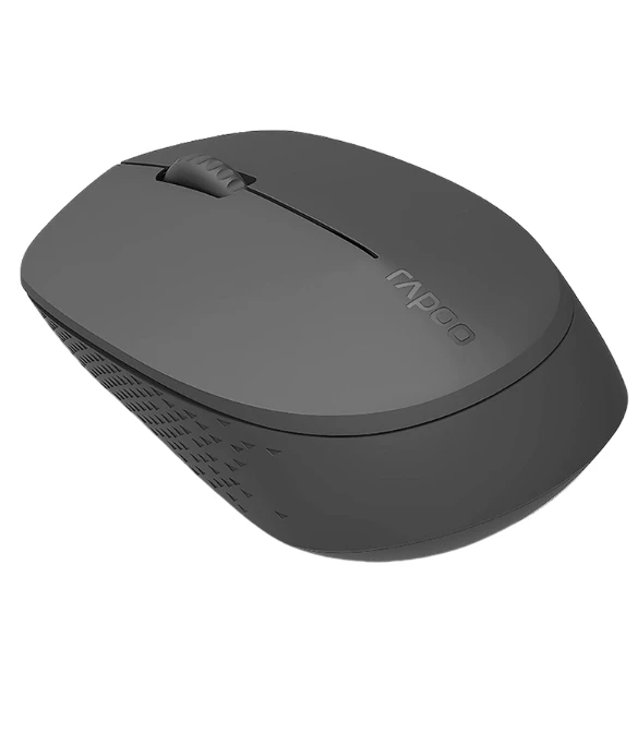 RAPOO M100G Silent Switch 1300DPI Bluetooth/ Wireless Optical Mouse - Dark Gray