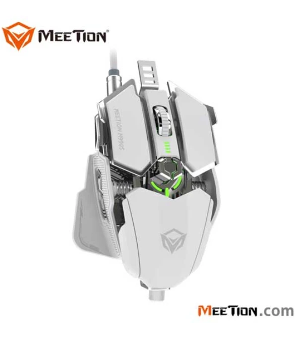 MeeTion MT-M990S RGB Programmable Gaming Mouse -White