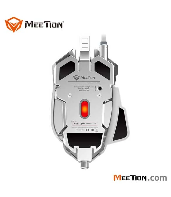 MeeTion MT-M990S RGB Programmable Gaming Mouse -White