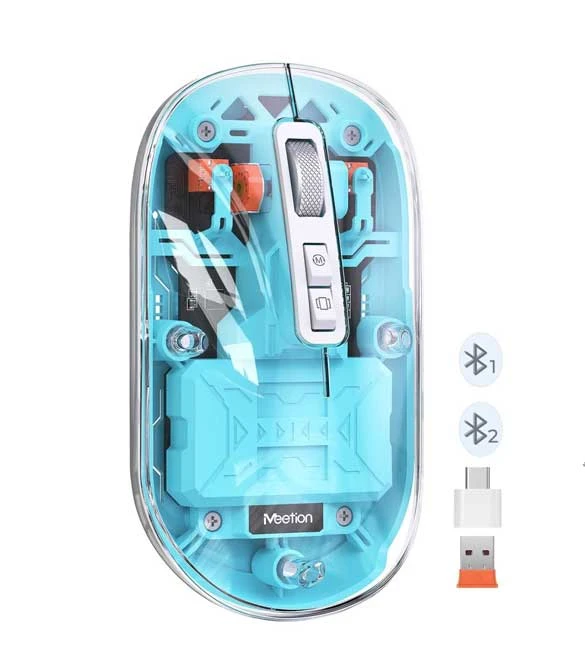 Meetion Blue BTM005 Dual Mode 2.4G Bluetooth & Wireless Mouse