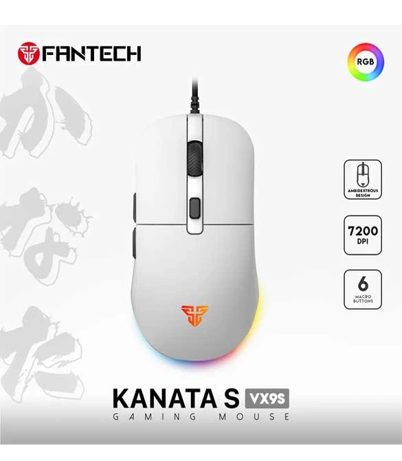 Fantech Kanata VX9S Gaming Mouse - White