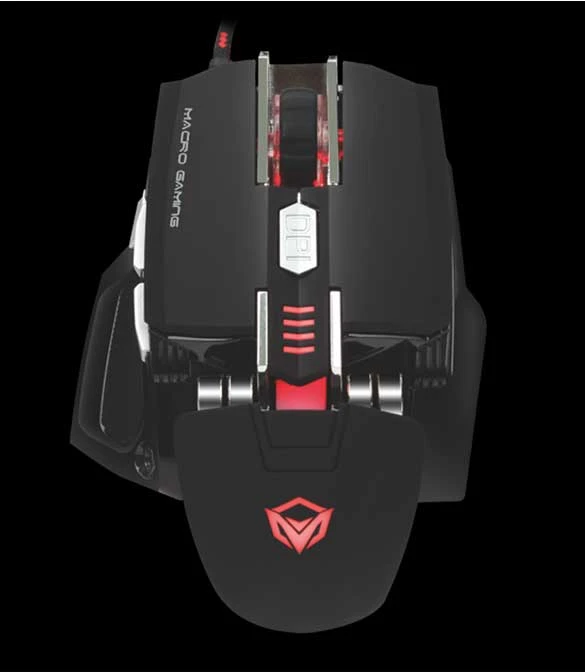 Meetion M975 USB Corded Gaming Mouse -Black