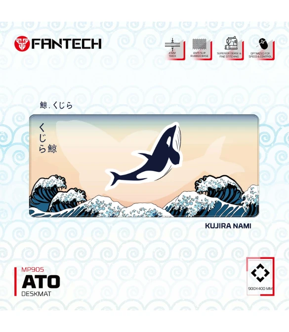 Fantech ATO MP905 Mousepad - KUJIRA NAMI (Beige)