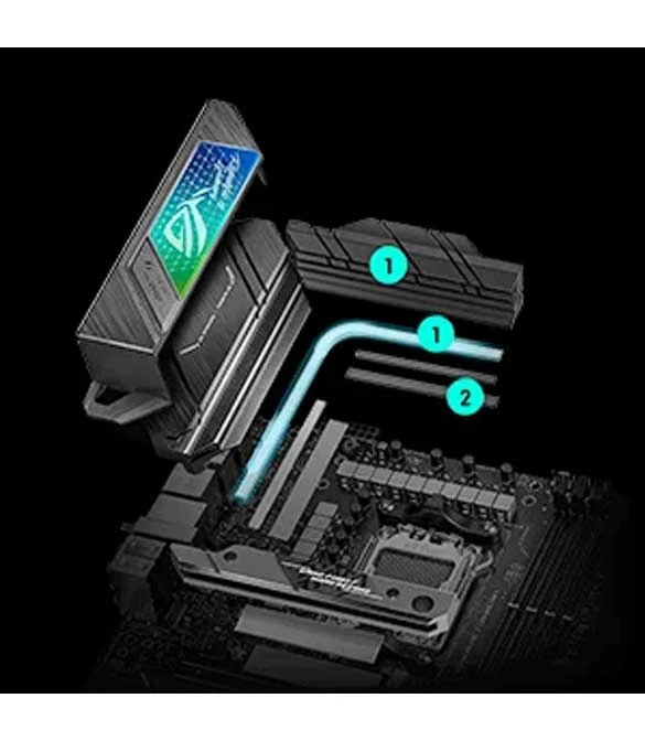 ASUS ROG STRIX X670E-F GAMING WIFI 6E DDR5 AM5 RYZEN 7000 PCIE 5.0 4X M.2 SLOTS W/ HEATSINKS AI COOLING II