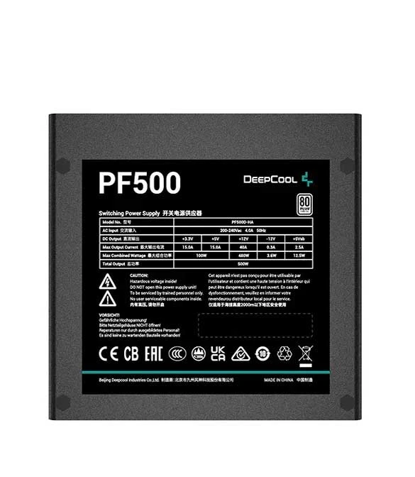 The DeepCool PF500 Power Supply