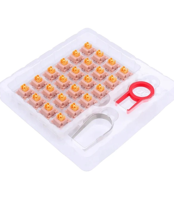 Redragon A113 Bullet-QL Soft Linear Mechanical Switch 24 PCs Swappable Keyboard Switches