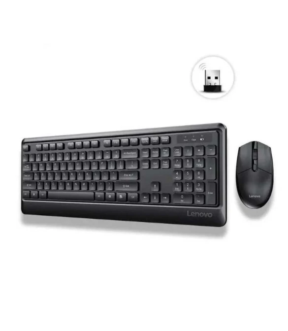 Lenovo KN102 Light & Thin Wireless Keyboard and Mouse Combo