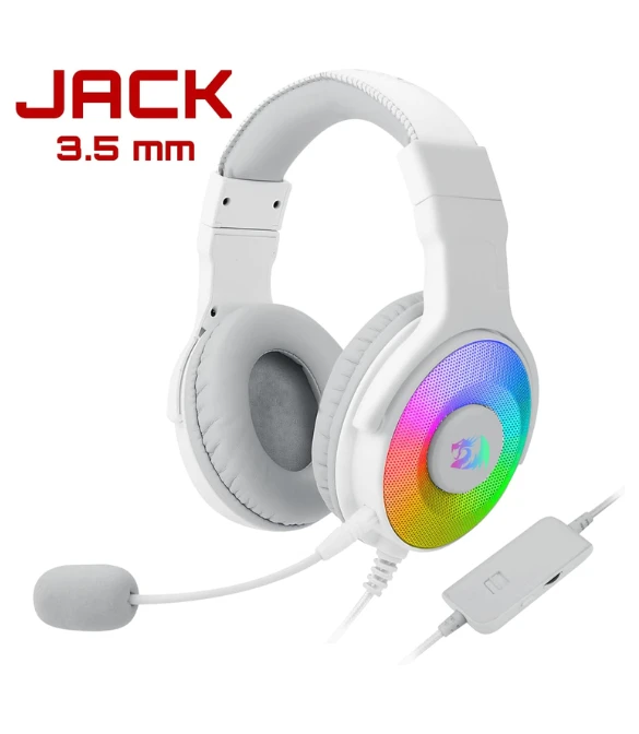 Redragon S129W 3 in 1 Gaming Keyboard, Mouse and Headset Combo, White