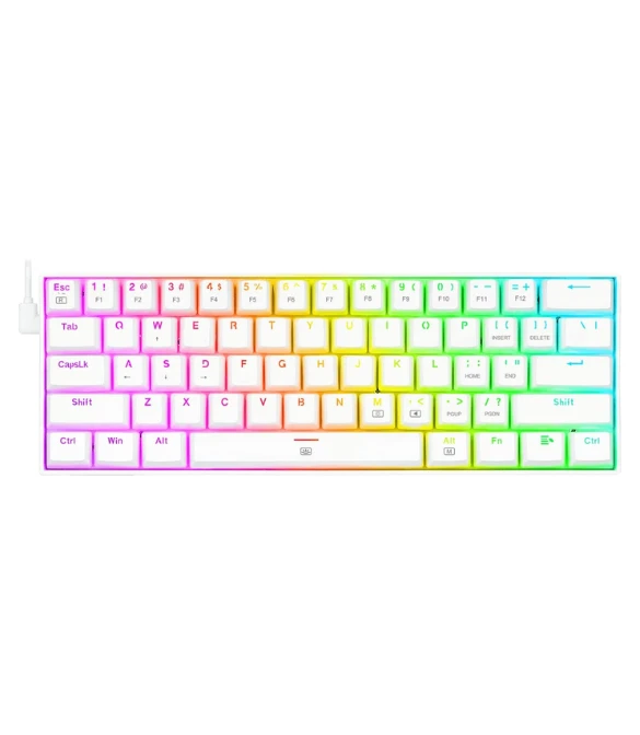 Redragon S129W 3 in 1 Gaming Keyboard, Mouse and Headset Combo, White
