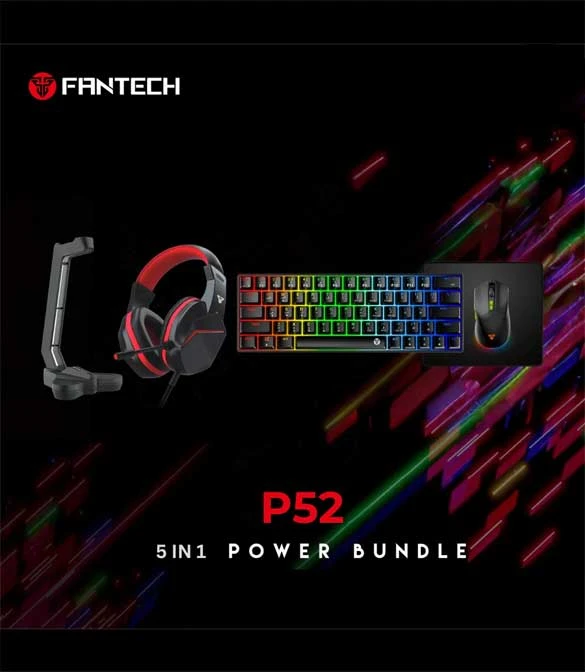 FANTECH P52 Power Bundle Gaming - Black