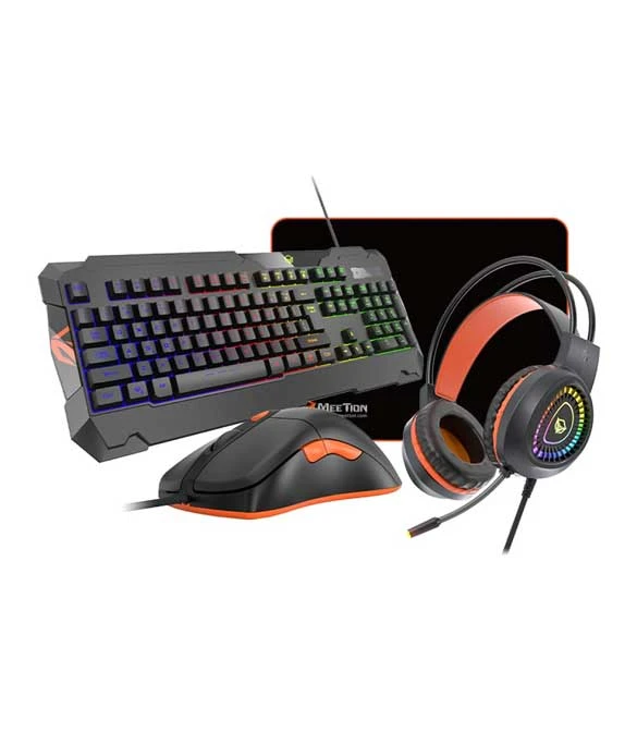 MeeTion MT-C505 Gaming Mouse Keyboard and Headset Combo with Mouse Pad