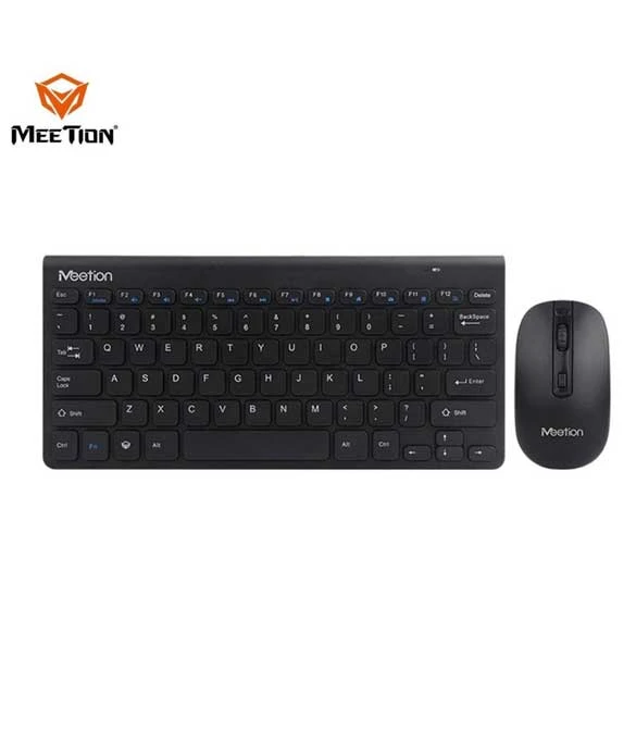 Meetion MINI4000 2.4GHz Wireless Mouse & Keyboard Combo -Black