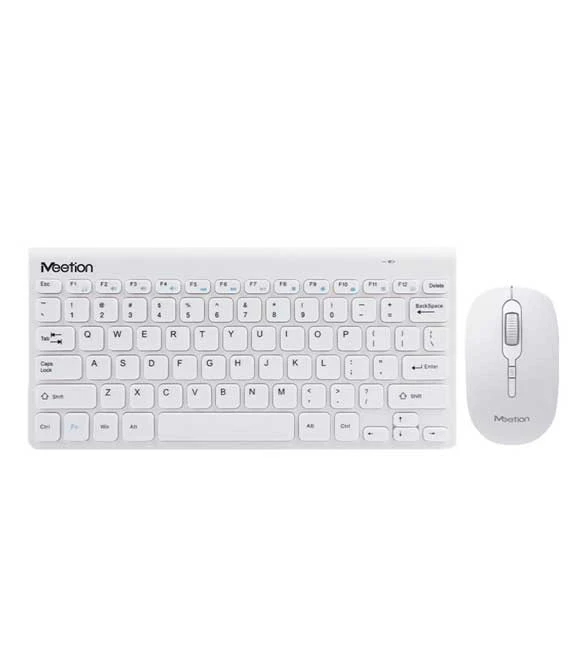 Meetion MINI4000 2.4GHz Wireless Mouse & Keyboard Combo -White