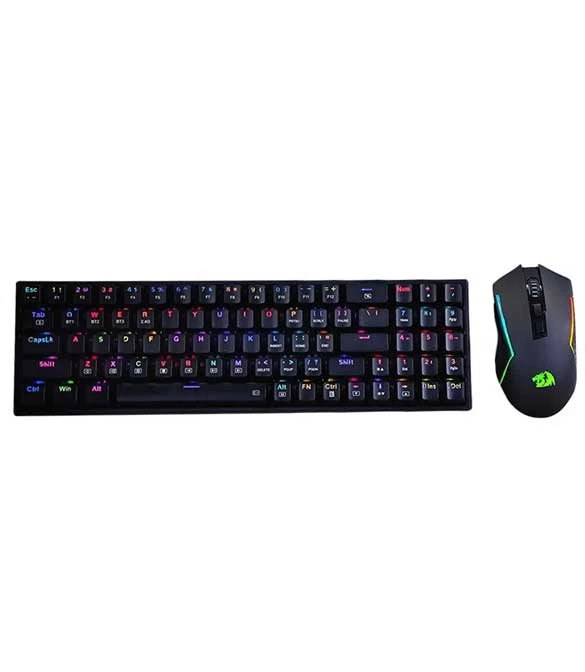 Combo Redragon 2 en 1 POLLUX + TRIDENT S136 Black Spanish