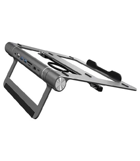 WIWU A821CH Laptop Stand with 8-In-1 USB-C Docking Station