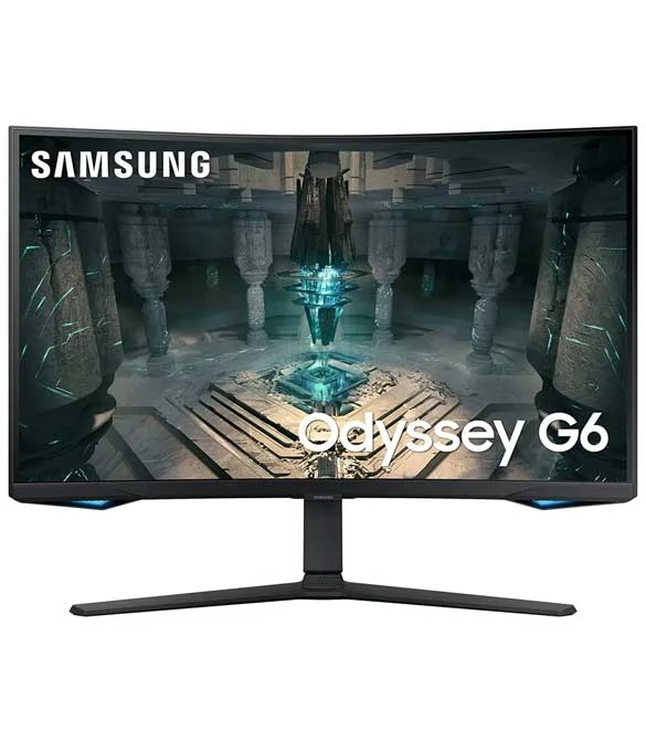 Samsung Odyssey G6 (BG650) Smart 27” 2K Curved 1000R 240HZ 1MS HDR 600 Amd Freesync Hdmi 2.1 W/ Adjustable Stand & Speakers