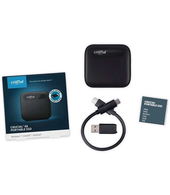 CRUCIAL - X6 4TB EXTERNAL USB-C