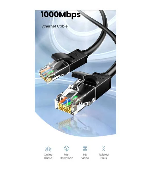 UGREEN NW102 Cat 6 Patch Cord LAN Cable- 25M
