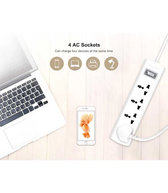 Huntkey SZM401 Power Strips, Universal Standard