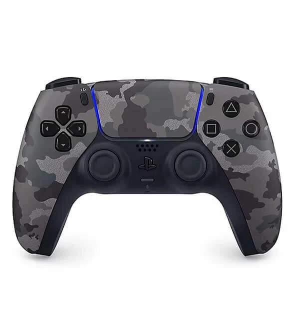 PS5 DualSense Wireless Controller - Gray Camouflage