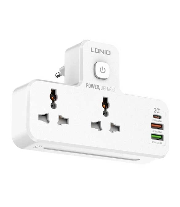 LDNIO 20W 3-Port USB Charger Extension Power Strip [ SC2311 ]