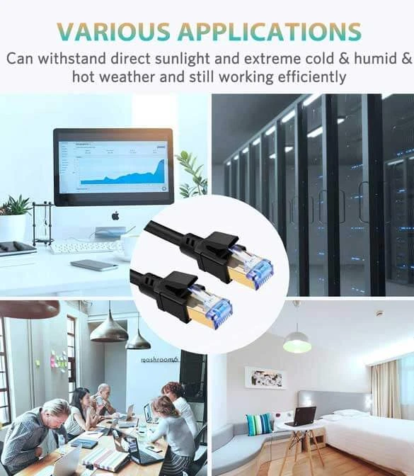 Cat8 Ethernet High Speed Network Cable ( 5M )