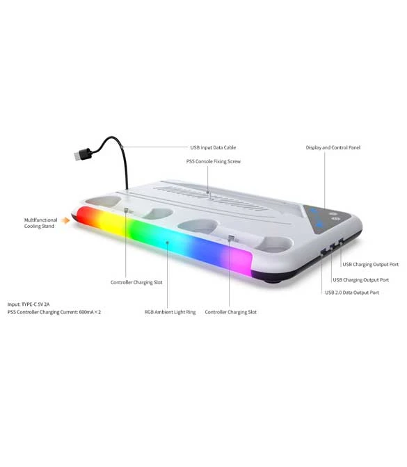 Multifunctional White Cooling Stand TP5-3557