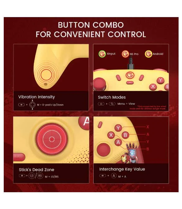 GameSir NOVA Lite Wireless Gaming Controller - Marvel's Iron Man Limited Edition