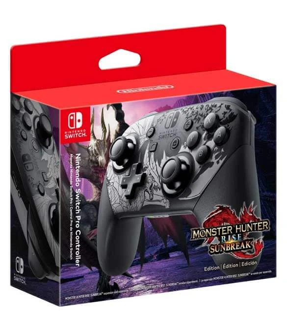 Nintendo Monster Hunter Rise Sun Break Pro Controller