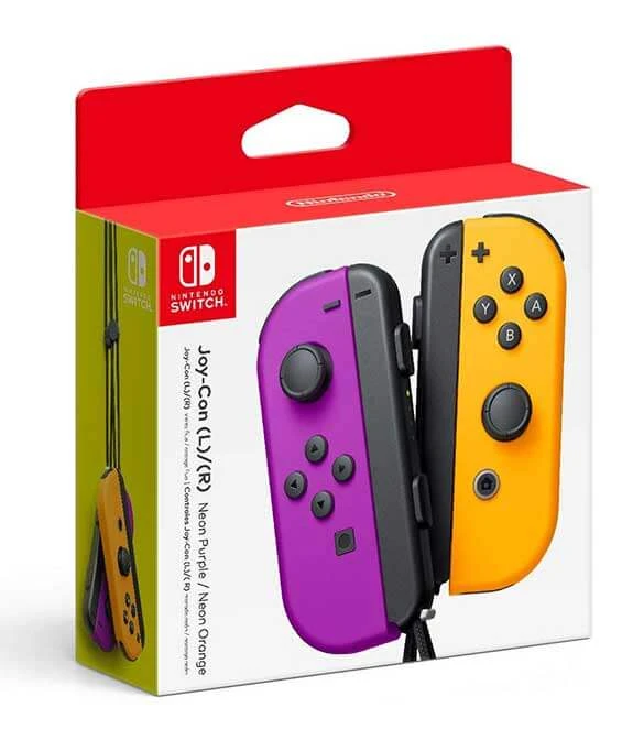 Nintendo Joy-Con (L/R) - Purple/ Neon Orange