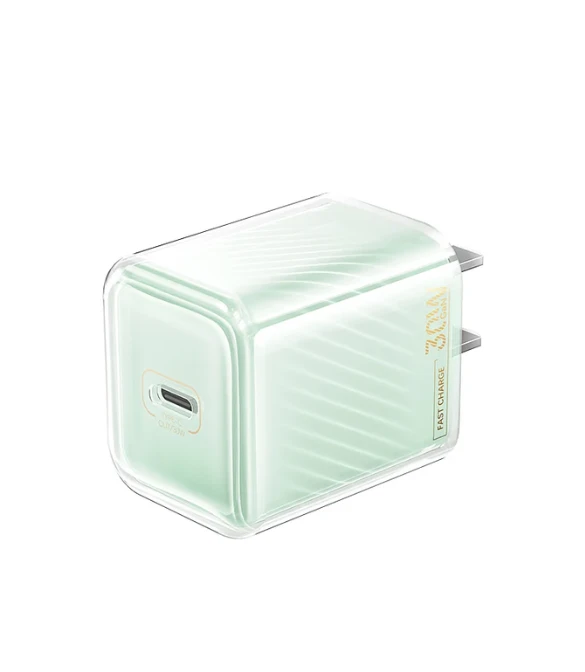 Remax Rp-U91 Jiltry Series 30W PD+Qc Gan Multi-Compatible Fast Charger EU - Green