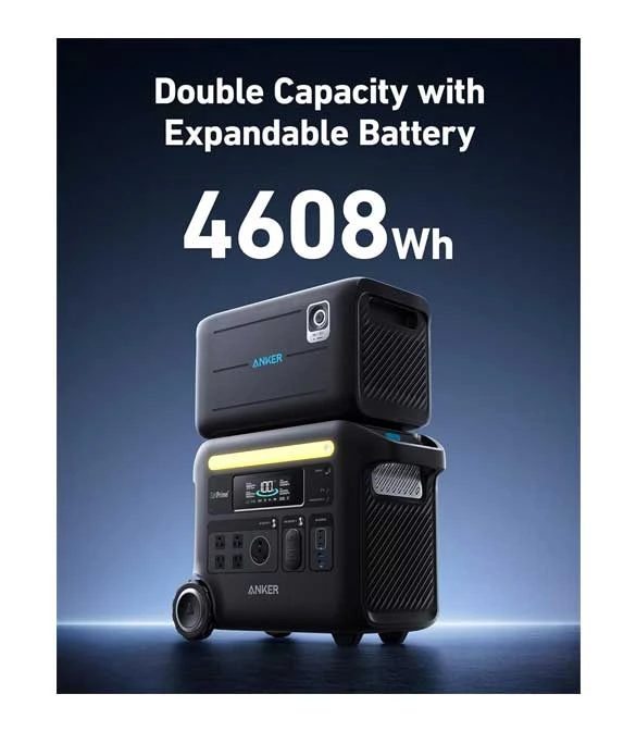 Anker Solix F2600 Portable Power Station A1781211 - Black