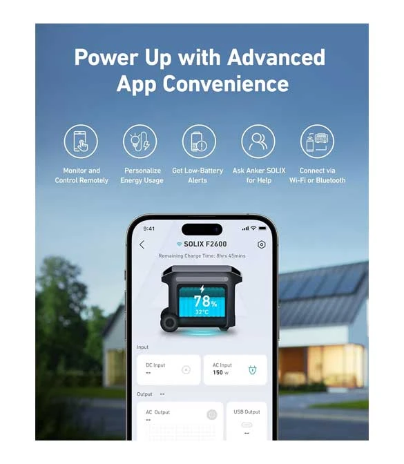 Anker Solix F2600 Portable Power Station A1781211 - Black