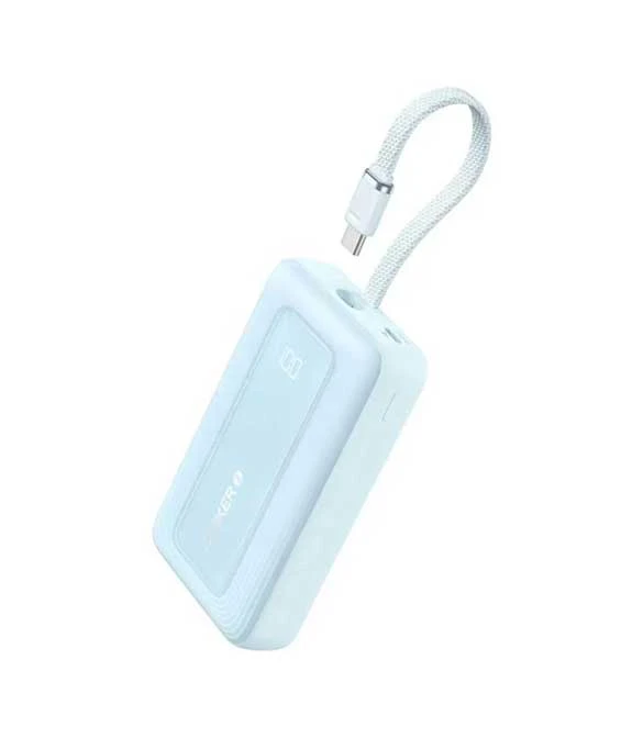 Anker Power Bank (10K 30W Built-In USB-C Cable) A1688H31 - Zolo Blue