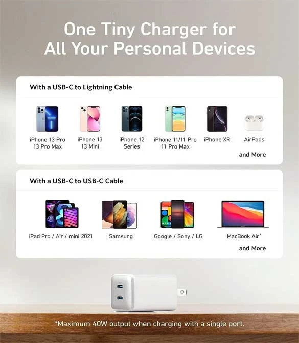 ANKER 521 Charger Nano Pro USB C 40W