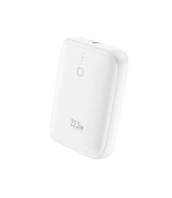 FONENG Mini P66 10000mAh Mini Power Bank (22.5W & 2 Outputs) - White