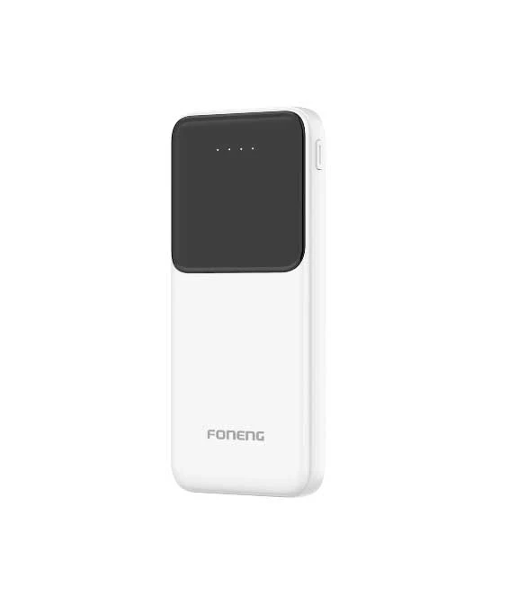 FONENG P60 10000mAh Power Bank - White