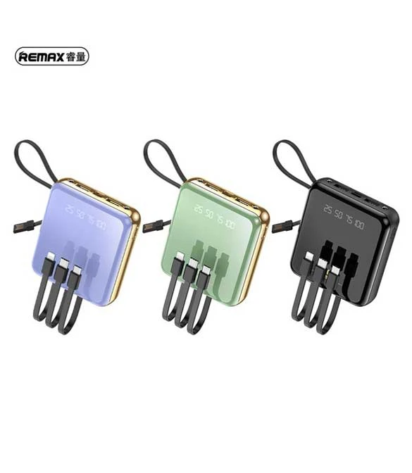 Remax RPP-286 Janker Series 2USB 2A With Cable 10000MAH Power Bank