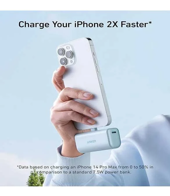 ANKER Portable Charger With Built-in Lightning Connector 5,000mAh