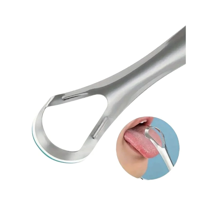 Tongue Scraper for Adults Reduce Bad Breath Stainless Steel Tongue Cleaners 100 Metal Tongue Scraper with Case Fresh Breath Tongue Cleaner Oral