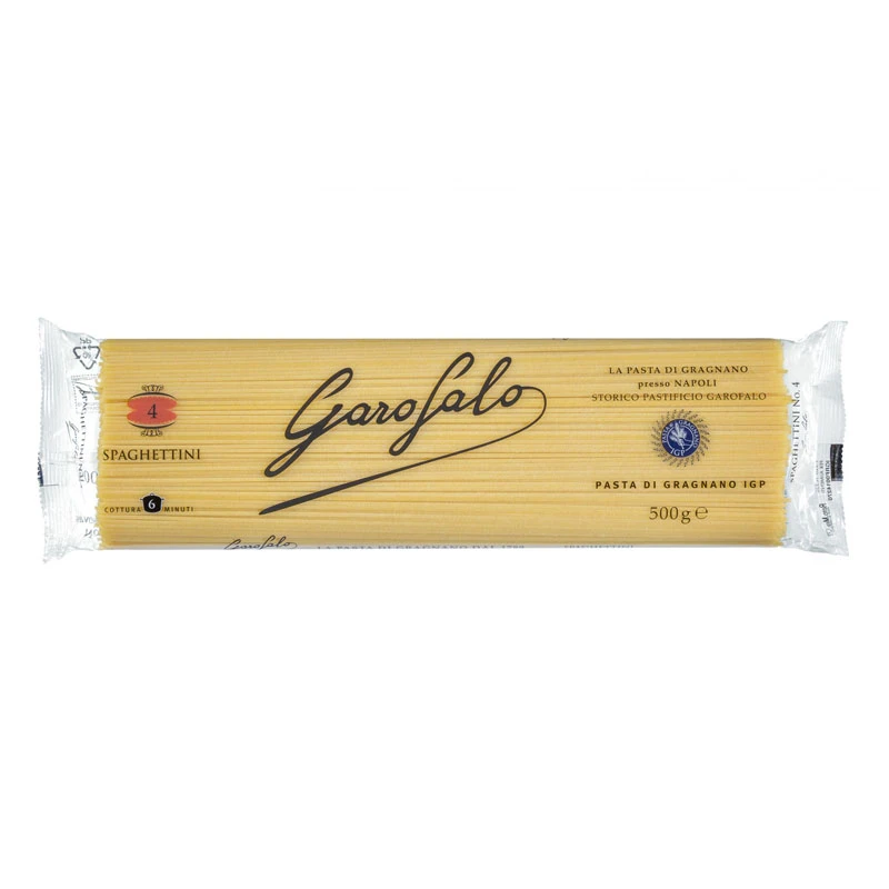 Garofalo Semolina Spaghettini Pasta No.4, 500g