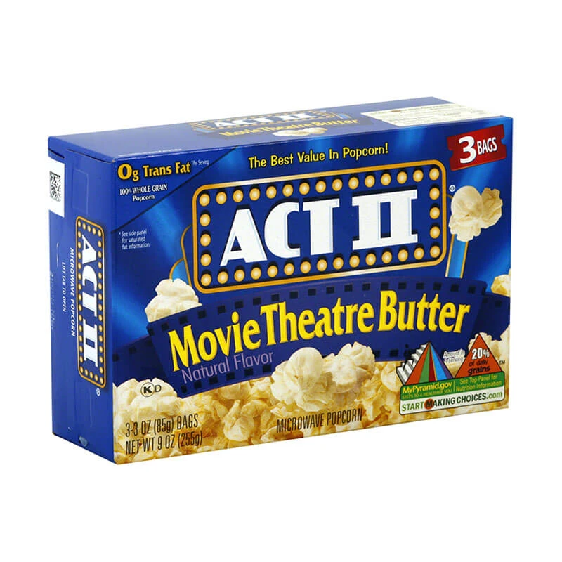 أكت 2 فشار سينما الزبدة ميكروويف 234 جم