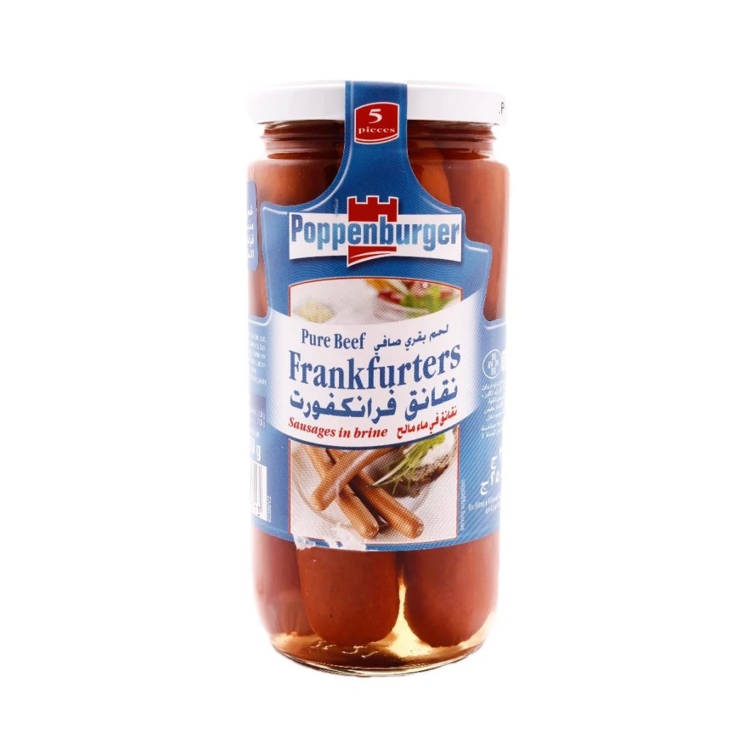 Poppenburger Pure Beef Frankfurters 5pcs