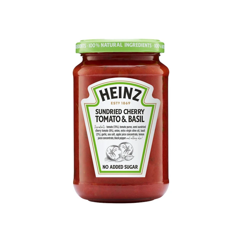 Heinz Sundried Cherry Tomato And Basil Pasta Sauce 350g